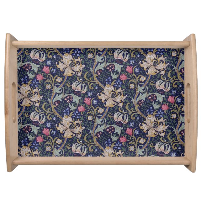 Golden Lily, William Morris Serving Tray (Front)