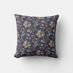 Golden Lily, William Morris Throw Pillow
