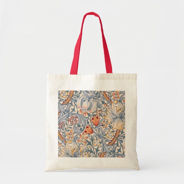 Golden Lily, William Morris Tote Bag (Front)