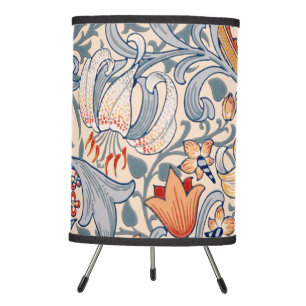Golden Lily, William Morris Tripod Lamp
