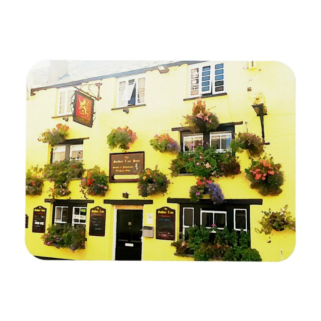 Golden Lion Hotel Padstow Cornwall England Magnet (Horizontal)