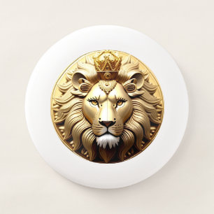 Golden Lion Medallion With Crown Wham-O Frisbee