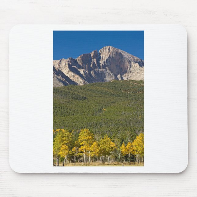 Golden Longs Peak View Mouse Pad (Front)
