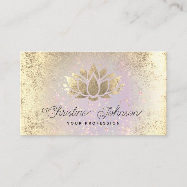  golden lotus business card (Front)