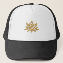 Golden Lotus Flower Cap