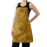 Golden Love Heart Shape Apron Golden Love Heart Shape Apron