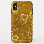 Golden Love Heart Shape iPhone XS Max Case Golden Love Heart Shape iPhone XS Max Case