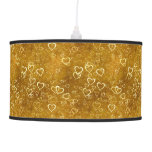 Golden Love Heart Shape Ceiling Lamp Golden Love Heart Shape Ceiling Lamp