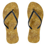 Golden Love Heart Shape Flip Flops Golden Love Heart Shape Flip Flops