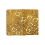 Golden Love Heart Shape Large Moleskine Notebook Golden Love Heart Shape Large Moleskine Notebook