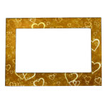 Golden Love Heart Shape Magnetic Frame