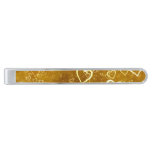 Golden Love Heart Shape Silver Finish Tie Bar Golden Love Heart Shape Silver Finish Tie Bar