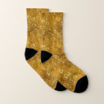 Golden Love Heart Shape Socks Golden Love Heart Shape Socks