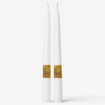 Golden Love Heart Shape Taper Candle Golden Love Heart Shape Taper Candle