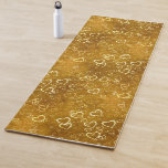 Golden Love Heart Shape Yoga Mat Golden Love Heart Shape Yoga Mat