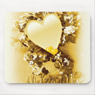 Golden Love_ Mouse Pad