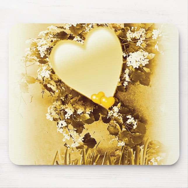 Golden Love_ Mouse Pad (Front)