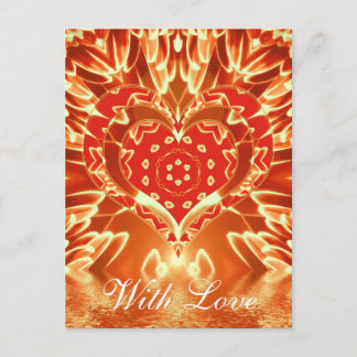 Golden Love Postcard