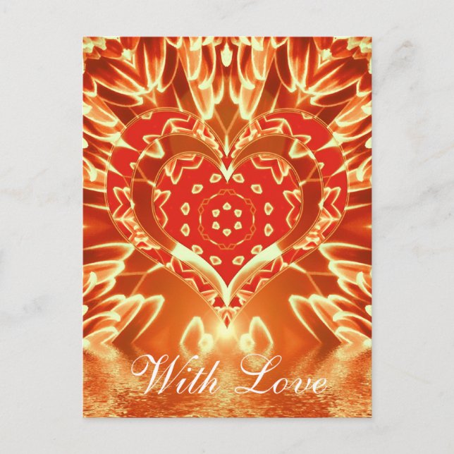 Golden Love Postcard (Front)