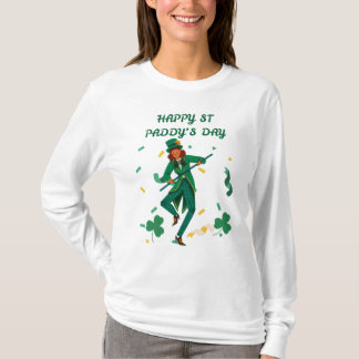 "Golden Luck – St. Patrick’s Long Sleeve Tee" T-Shirt