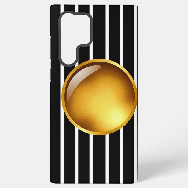 Golden Luxe Armor – Luxury Gold Samsung Phone Case (Back)