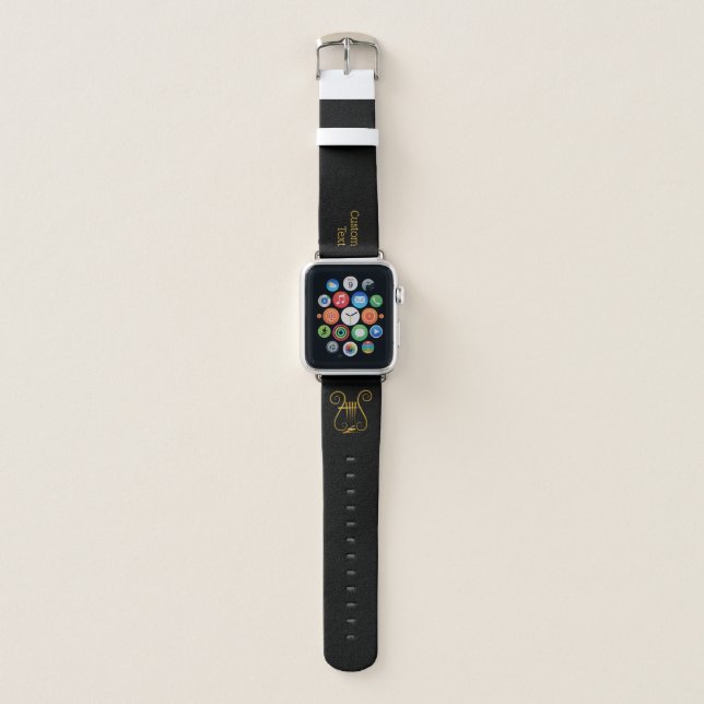 Golden Lyre Apple Watch Band (Front)