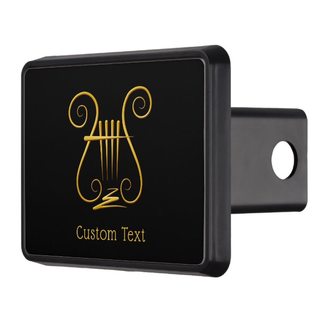 Golden Lyre Hitch Cover (Left)