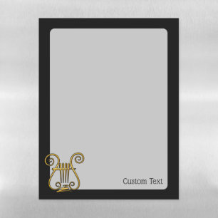 Golden Lyre Magnetic Dry Erase Sheet