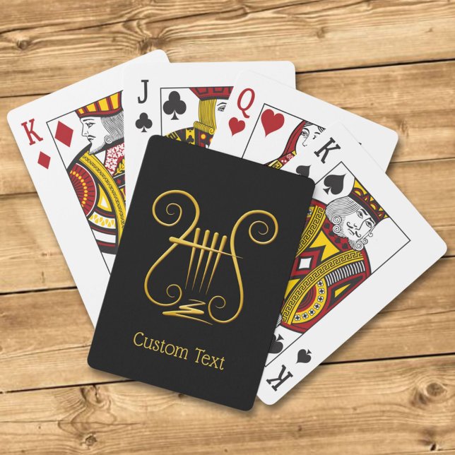 Golden Lyre Poker Cards (Creator Uploaded)