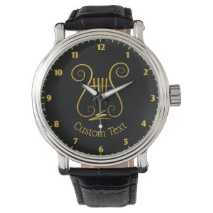 Golden Lyre Watch
