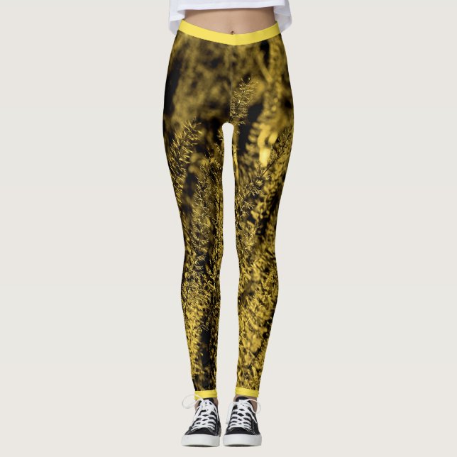 Golden Magic Grass Leggings (Front)