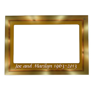 Golden Magnetic Frame- customize Magnetic Photo Frame