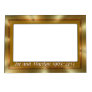 Golden Magnetic Frame- customize Magnetic Photo Frame