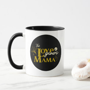 Golden Mama Bear Love Grows Mug