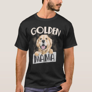 Golden Mama Dog Retriever Mom Breeder T-Shirt