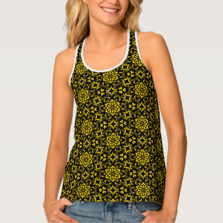 Golden mandala bloom Women's Tank Top