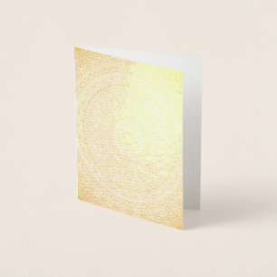 Golden Mandala Foil Card