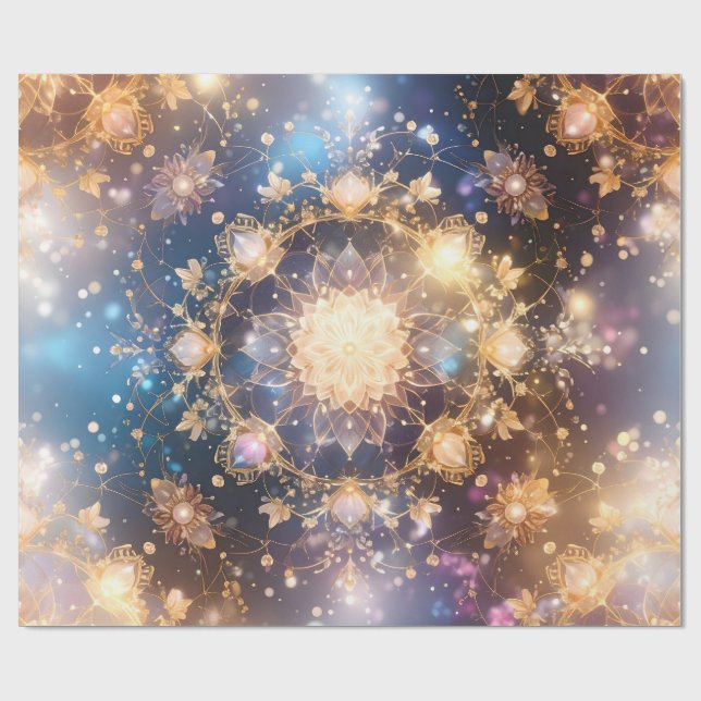 Golden Mandala Gift Wrap (Flat)