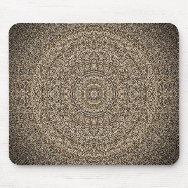 Golden Mandala Mouse Pad (Front)