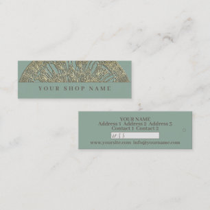 Golden Mandala - Price Tag - Business Card