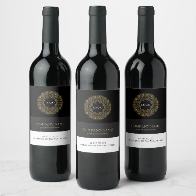 Golden Mandala Wine Label (Bottles)