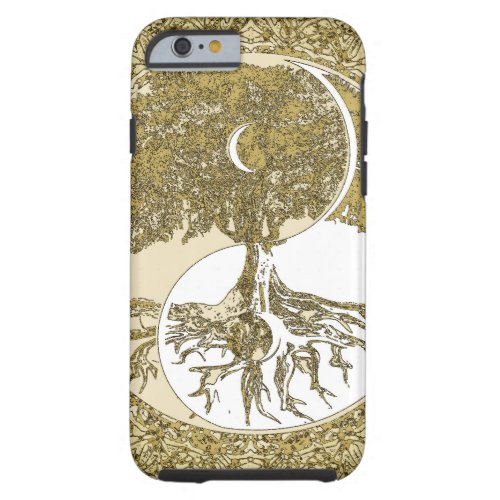 Golden Mandala Yin Yang Tough iPhone 6 Case