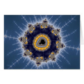 Golden Mandelbrot - Fractal Card (Front Horizontal)