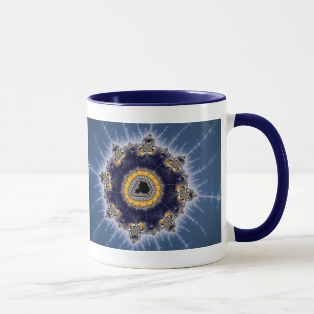 Golden Mandelbrot - Fractal Mug (Right)