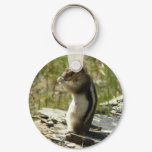 Golden-Mantled Ground Squirrel at Glacier I Keychain