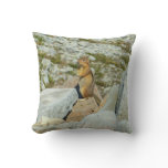 Golden-Mantled Ground Squirrel at Mount Rainier Throw Pillow