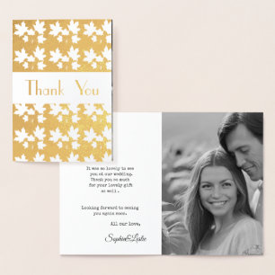 golden maple  - elegant leaf motifs foil card