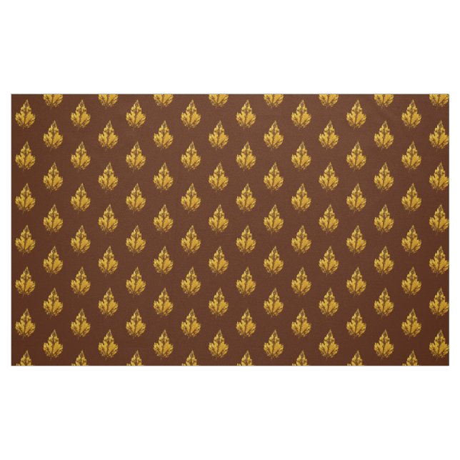 Golden Maple Leaf Fabric (Fat Quarter)