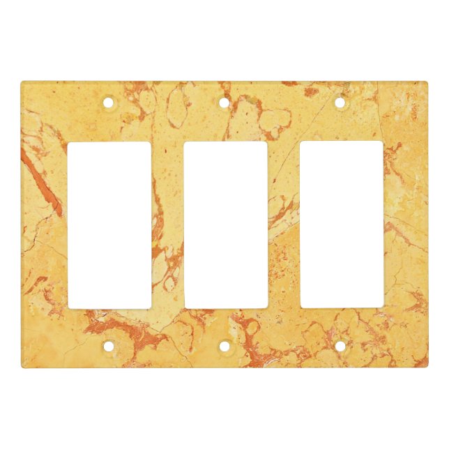 Golden marble light switch cover (Front)