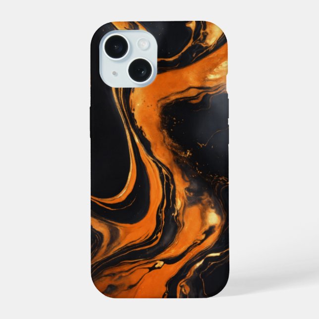 Golden Marble Luxe Iphone Case (Back)